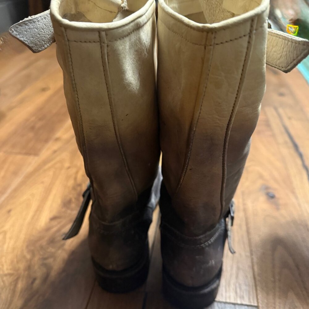 Freebird by Steven Crosby Engineer Boots Dip-Dyed - Picture 2 of 9